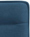 vidaXL - Eetkamerstoelen - 2 - st - stof - blauw