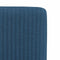 vidaXL - Eetkamerstoelen - 2 - st - stof - blauw