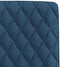 vidaXL - Eetkamerstoelen - 2 - st - stof - blauw