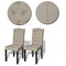 vidaXL - Eetkamerstoelen - 2 - st - stof - camel