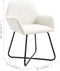 vidaXL - Eetkamerstoelen - 2 - st - stof - crèmekleurig