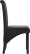 vidaXL - Eetkamerstoelen - 2 - st - stof - donkergrijs