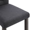vidaXL - Eetkamerstoelen - 2 - st - stof - donkergrijs