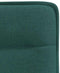 vidaXL - Eetkamerstoelen - 2 - st - stof - donkergroen