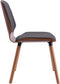 vidaXL - Eetkamerstoelen - 2 - st - stof - grijs