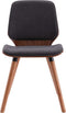 vidaXL - Eetkamerstoelen - 2 - st - stof - grijs