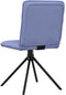 vidaXL - Eetkamerstoelen - 2 - st - stof - jeansblauw