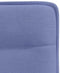 vidaXL - Eetkamerstoelen - 2 - st - stof - jeansblauw