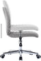 vidaXL - Eetkamerstoelen - 2 - st - stof - lichtgrijs