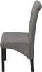 vidaXL - Eetkamerstoelen - 2 - st - stof - lichtgrijs