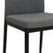 vidaXL - Eetkamerstoelen - 2 - st - stof - lichtgrijs