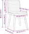 vidaXL - Eetkamerstoelen - 2 - st - stof - wolk - grijs