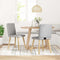 vidaXL - Eetkamerstoelen - 2 - st - stof - wolk - grijs