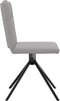 vidaXL - Eetkamerstoelen - 2 - st - stof - wolk - grijs