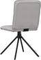 vidaXL - Eetkamerstoelen - 2 - st - stof - wolk - grijs