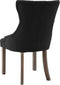 vidaXL - Eetkamerstoelen - 2 - st - stof - zwart