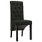 vidaXL - Eetkamerstoelen - 2 - st - stof - zwart