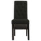 vidaXL - Eetkamerstoelen - 2 - st - stof - zwart