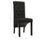 vidaXL - Eetkamerstoelen - 2 - st - stof - zwart
