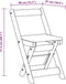 vidaXL - Eetkamerstoelen - 4 - st - Corona - inklapbaar - grenenhout - wasbruin