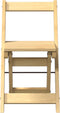 vidaXL - Eetkamerstoelen - 4 - st - Corona - inklapbaar - grenenhout - wasbruin