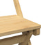 vidaXL - Eetkamerstoelen - 4 - st - Corona - inklapbaar - grenenhout - wasbruin