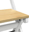 vidaXL - Eetkamerstoelen - 4 - st - Corona - inklapbaar - massief - grenenhout - wit