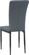 vidaXL - Eetkamerstoelen - 4 - st - fluweel - donkergrijs