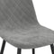 vidaXL - Eetkamerstoelen - 4 - st - fluweel - lichtgrijs