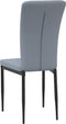 vidaXL - Eetkamerstoelen - 4 - st - fluweel - lichtgrijs