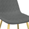 vidaXL - Eetkamerstoelen - 4 - st - fluweel - lichtgrijs