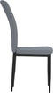 vidaXL - Eetkamerstoelen - 4 - st - fluweel - lichtgrijs
