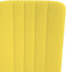 vidaXL - Eetkamerstoelen - 4 - st - fluweel - mosterdgeel