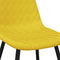 vidaXL - Eetkamerstoelen - 4 - st - fluweel - mosterdgeel