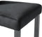 vidaXL - Eetkamerstoelen - 4 - st - fluweel - zwart