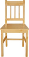 vidaXL - Eetkamerstoelen - 4 - st - grenenhout
