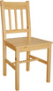 vidaXL - Eetkamerstoelen - 4 - st - grenenhout