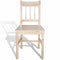 vidaXL - Eetkamerstoelen - 4 - st - grenenhout