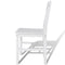 vidaXL - Eetkamerstoelen - 4 - st - grenenhout - wit