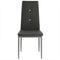 vidaXL - Eetkamerstoelen - 4 - st - kunstleer - grijs
