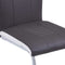 vidaXL - Eetkamerstoelen - 4 - st - kunstleer - grijs