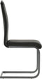 vidaXL - Eetkamerstoelen - 4 - st - kunstleer - grijs
