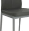 vidaXL - Eetkamerstoelen - 4 - st - kunstleer - grijs