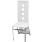 vidaXL - Eetkamerstoelen - 4 - st - kunstleer - wit