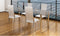 vidaXL - Eetkamerstoelen - 4 - st - kunstleer - wit