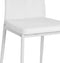 vidaXL - Eetkamerstoelen - 4 - st - kunstleer - wit