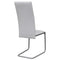 vidaXL - Eetkamerstoelen - 4 - st - kunstleer - wit