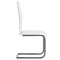 vidaXL - Eetkamerstoelen - 4 - st - kunstleer - wit