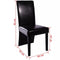 vidaXL - Eetkamerstoelen - 4 - st - kunstleer - zwart