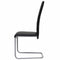 vidaXL - Eetkamerstoelen - 4 - st - kunstleer - zwart